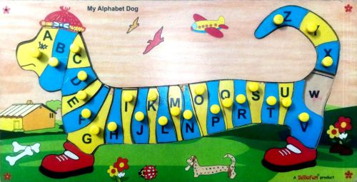 My Alphabet Dog Tray